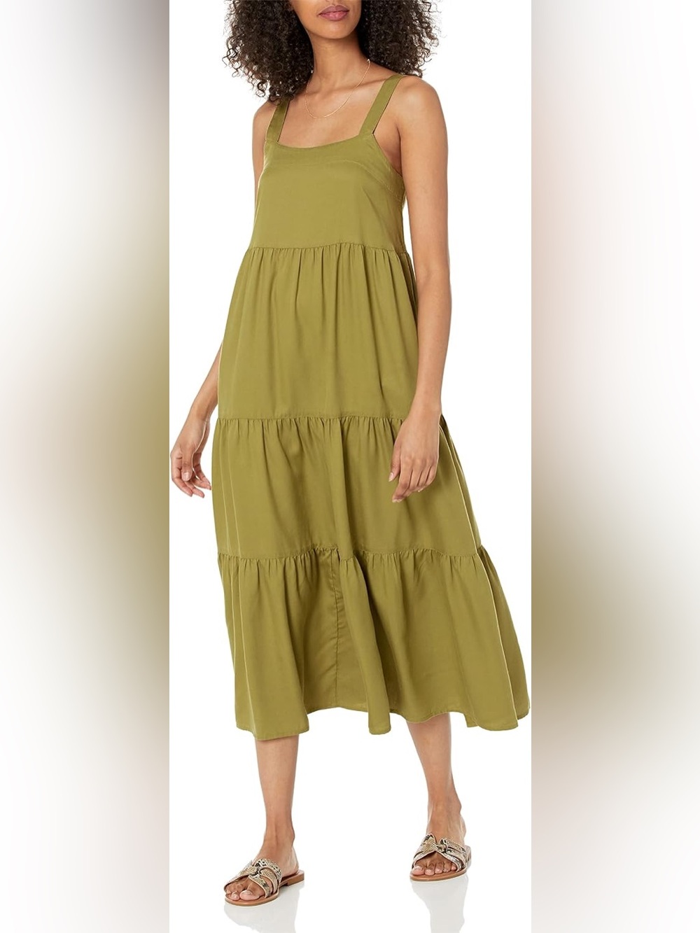The Drop Britt Tiered Maxi Dress